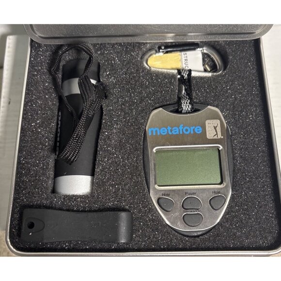 PGA Tour Golf Scope 5 x 20 Range Finder & Digital Scorekeeper Set - Picture 2 of 7